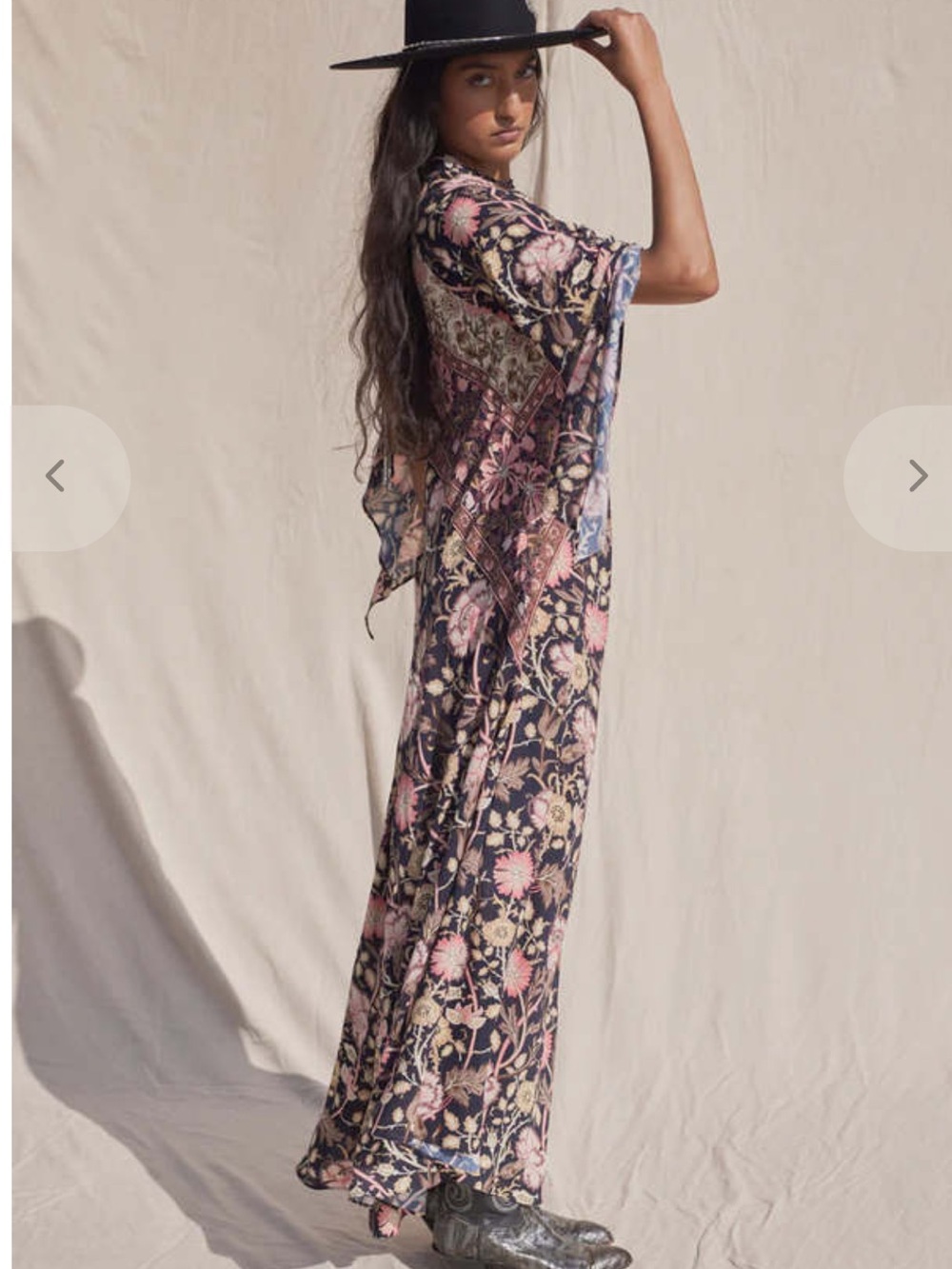 Jen's Pirate Booty Baroque Hyacinth Batwing Boho Maxi Dress - Picture 5 of 14